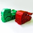 truck14.jpg Mechanical Racing Truck - print in place, no supports