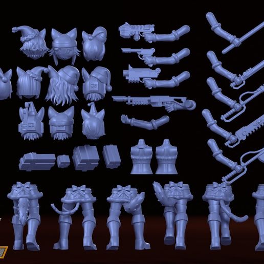 666.jpg Neko Guard - Holiday Trooper Upgrade Set
