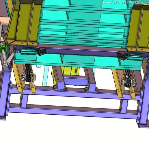 🛠️ 3D CAD Model Horizontal Pallet Stacking Machine・ 3D File for 3D ...