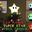 il_794xN.2148568175_992k.jpg Large Light Up Mario Power Star With Multiple Hanging Options! Color changing, Usb Lamp Tree topper, RGB LED Super Star Christmas Lamp