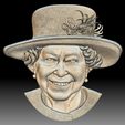 5.jpg Queen Elizabeth portrait coin medal bas-relief