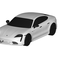 1.png 3D file Porsche Taycan・3D printing template to download