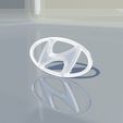 7.jpg Hyundai Badge 3D Print