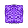 Brain_r1.1.stl Cube Heads - Halloween set 🎃💀😼🧟‍♂️🧌