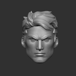 Main.jpg Archivo STL Constantine La Casa del Misterio Headsculpt para Figuras de Acción・Plan de impresión en 3D para descargar