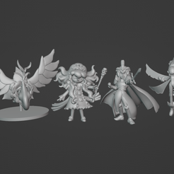 Екранна-снимка-1727.png STL-Datei Yugioh Akiza Monster Pack 1 3d druckbare Figuren stl・3D-druckbares Modell zum herunterladen