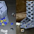 149d6b6f-d6f3-4c49-9209-5de07c2e84ab.jpg Hexagon _ Criss cross dice tower & tray