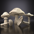 untitled326.png Mushroom STL Bundle – 10 Fantasy Mushroom 3D Print Models