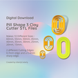 Pink-and-White-Geometric-Marketing-Presentation-3000-×-2000px-3000-×-2000px-Instagram-Post-Squ.png Pill Shape 3 Clay Cutter - Donut STL Digital File Download- 10 sizes and 2 Cutter Versions, Earrings, Brooch, Pendant