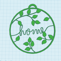 home-logo-leaves.png Home text frame, home logo decoration