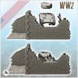 3.jpg Ruin of Sherman M4 with walls and pieces of wood (4) - World War Two Second WWII Western campaign USA United States America