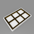Tapa-Bandeja.png Versatile Wet Palette: Space for Brushes, Water, and More.