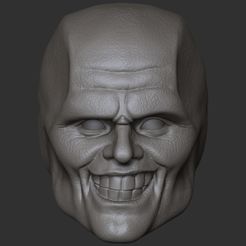 modelo 3d La cabeza de la mascara Jim Carrey gratis - TurboSquid