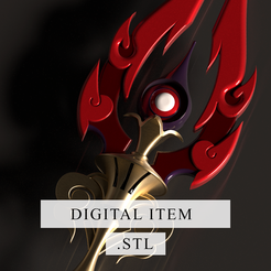new-icon.png Genshin Impact - Staff of Homa [ 3d file .stl ]