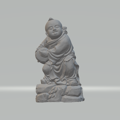 1.png STL file Chinese Child 3D Model 3D print model・3D print model to download