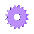 sprocket Z16 12B1.stl Dişli Z16 12B1