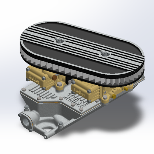 CCR-1.png 1/24 Scale Ford Small Block (302) V8 Shelby Intake Setup Mini Upgrade File Pack
