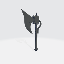 preview1.png Archivo STL Carson Power Axe Pack・Objeto de impresión 3D para descargar