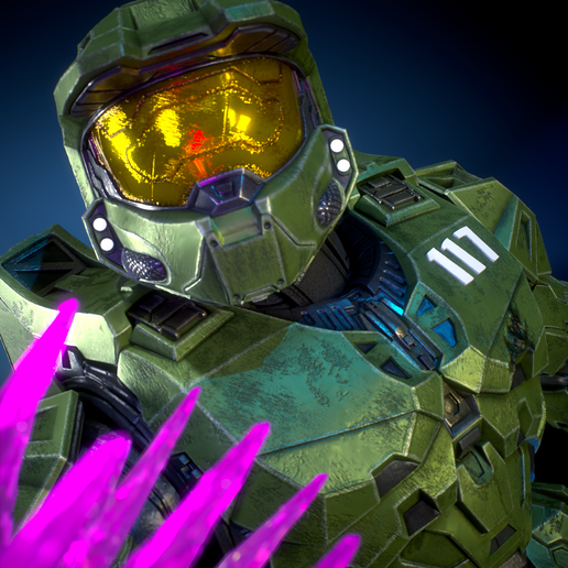 1_Portrait-2_001.png Halo Infinite Fanart - Master Chief 3d print figurine