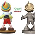 The-first-Step-of-Pinocchio-and-Jiminy-Cricket-5.jpg The first Step of Pinocchio and Jiminy - fan art printable model