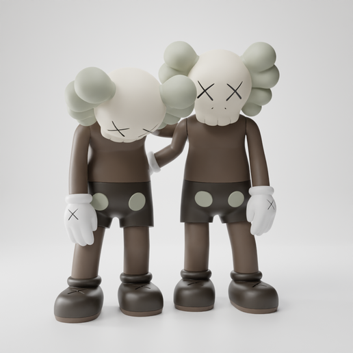 🎨 KAWS ALONG THE WAY・ STL File for ・Cults