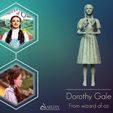 r Dorothy Gale A\SELFIX From wizard of oz Dorothy Gale sculpture 3D print model