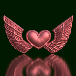 Corazon-Alas.png Wings of Love: Heart Sculpture with Wings