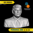 Donald-Trump-Personal.png 3D Model of Donald Trump - High-Quality STL File for 3D Printing (PERSONAL USE)