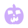 JOL Scary Face Thick Stem.stl STL file Flat Jacks・Model to download and 3D print