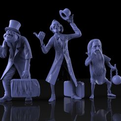 chrecter sculpt (1).jpg Download STL file hitchhiking ghosts haunted mansion 3D print model • 3D printable template, threedmodler