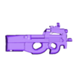 FN P90 submachine gun.obj OBJ file FN P90 submachine gun・3D printable model to download