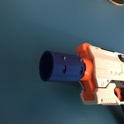 STL file Simple Nerf Gun for Rival Ammunition 🔫・3D printable model to  download・Cults