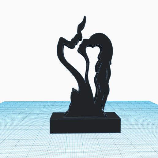 couple-in-love-sculpture.png Escultura Hombre Mujer Beso, Estatua de Amor, Amor Eterno Pareja Enamorada