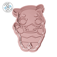 Kabae-the-Hippopotamus-Aggretsuko_CP.png KABAE Aggretsuko (no 6) - Cookie Cutter - Fondant - Polymer Clay