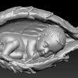 sleeping-baby-in-the-shell-3d-model-obj-mtl-1.jpg Sleeping baby in the shell