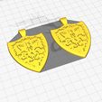 Captura-de-pantalla-2021-03-23-212044.jpg Free 3D file Bloodborne Cainhurst Badge・Template to download and 3D print