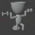 pesas.jpeg Figura de fitness - Robert Pot - Personagem a treinar com pesos (STL)