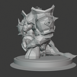 tau pal 2.PNG Archivo STL gratuito Tauren Paladin・Objeto para descargar e imprimir en 3D