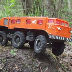 P6140826.JPG Free STL file ZiL-E167 - RC soviet truck・3D printing template to download
