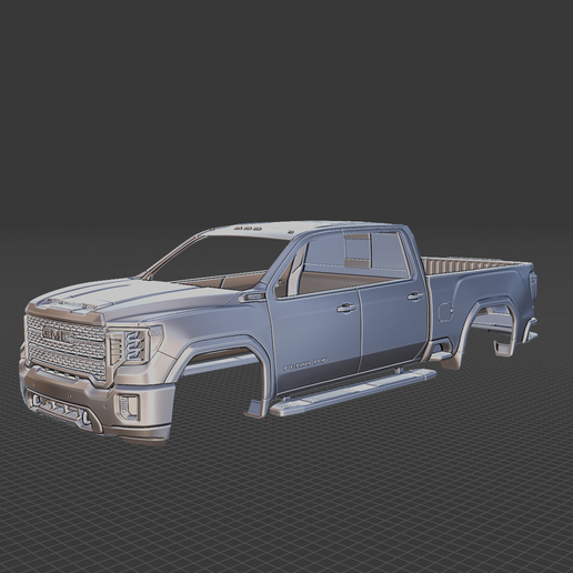 GMC Sierra HD Denali 2020 Body 3D Model
