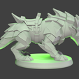 1212213123ed.png Armored Beast Mount STL - Solid Model, No Supports