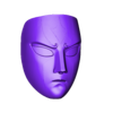 21.stl Máscara de estilo moderno com impressão 3D - Máscara facial futurista, modelo decorativo para cosplay inspirado na moda
