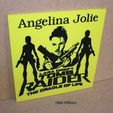 tomb-rider-angelina-jolie-pelicula-juego-animacion-cartel-accion.jpg Tomb Rider, Angelina Jolie, movie, film, game, animation, poster, sign, signboard, logo, 3d printing