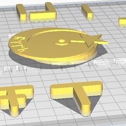 4.jpg Free 3D file göktürk saat・3D printing template to download