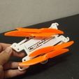 8.jpg Free STL file XL-RCM 8.0 XYPHER: Mini foldable FPV quad H frame for V929/HK Q-Bot・3D printable model to download