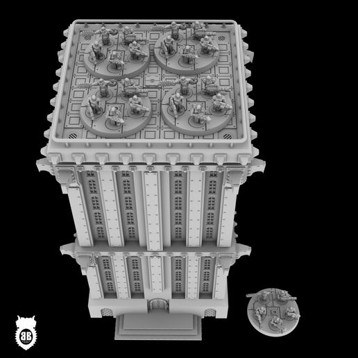 🏗️ Alpha Hab Block Three (modular)・ STL File for 3D printing・Cults