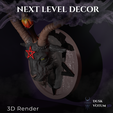 3.png Baphomet - Plaque Trophy Wall Decor
