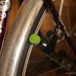 DSC09982.jpg Free STL file Cap / lid for bicycle dynamos・3D printer design to download