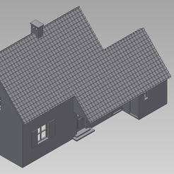 Bergarbeiterhaus_1.jpg Free 3D file Miner's House - Bergarbeiterhaus・Design to download and 3D print