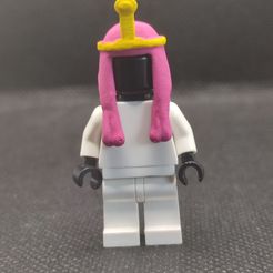 IMG_20230813_182055.jpg Brick Compatible Adventure Time Princess Bubblegum Hairpiece
